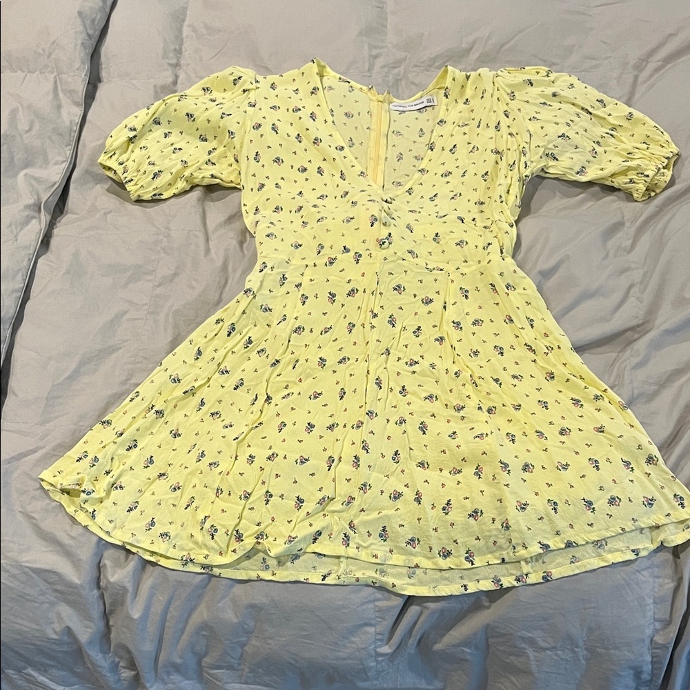 Faithfull the Brand Sunny Yellow Floral Dress